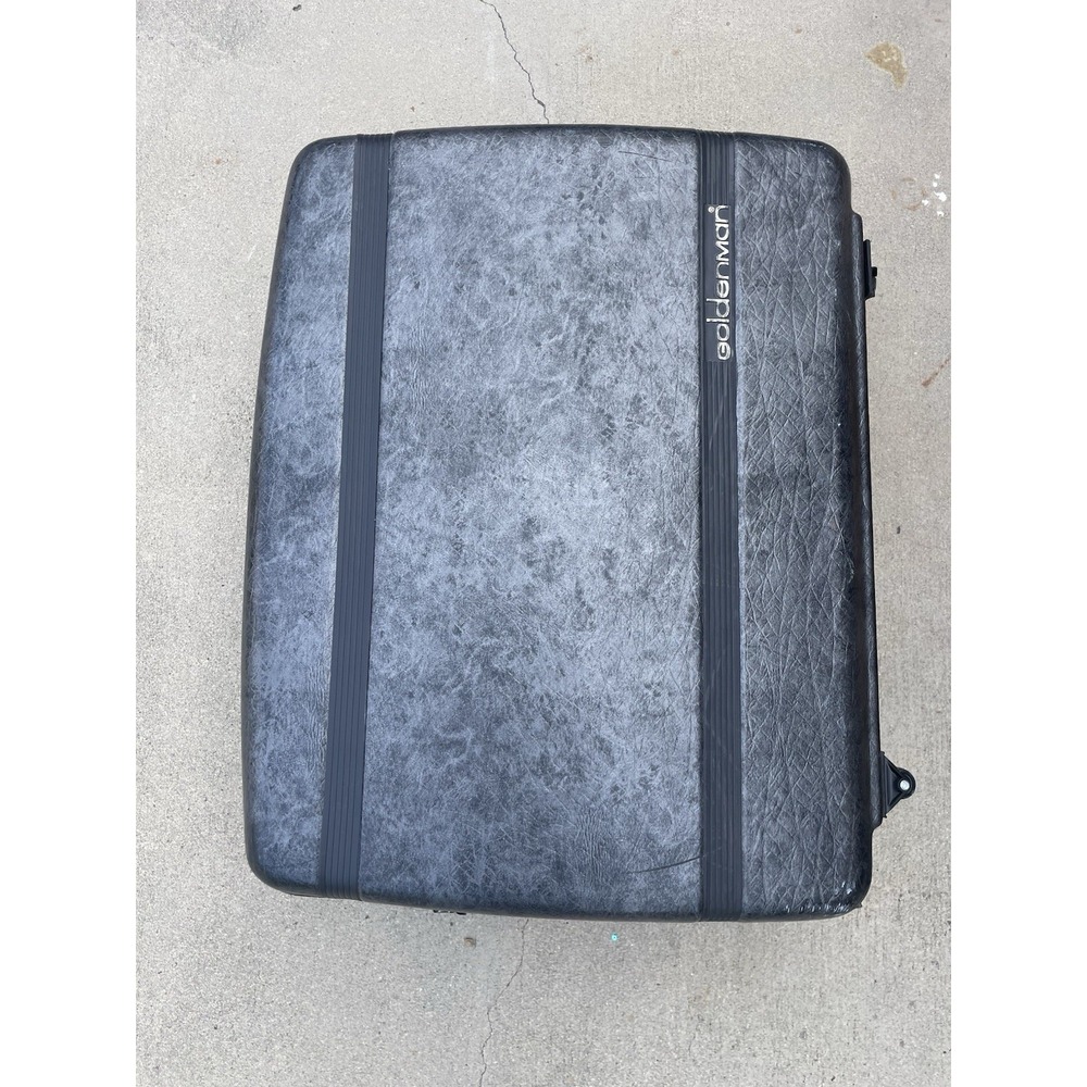 Vintage Goldenman Hardshell Luggage Suitcase RARE HTF 28x24x10